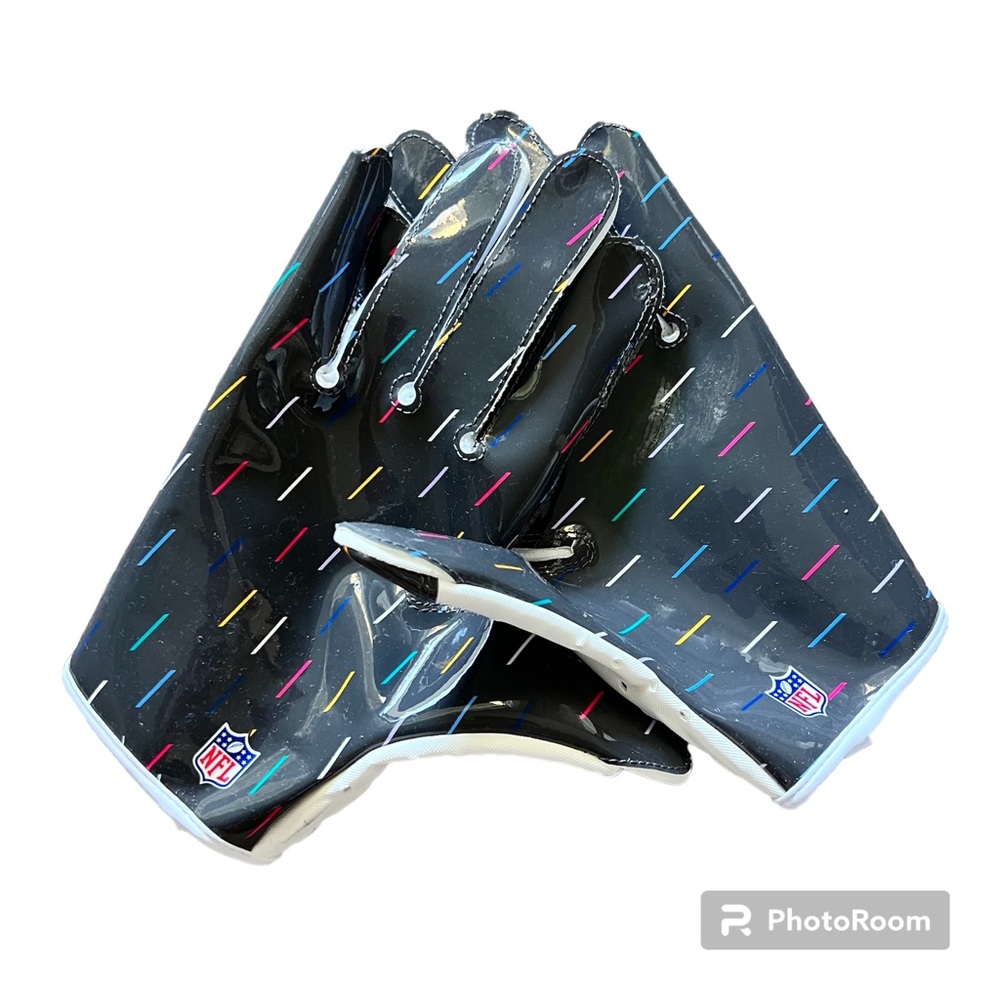 NFL Player Crucial Catch Nike Vapor Jet WR Football Gloves DZ5487 Mens XL NEW